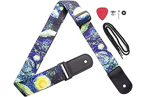 Van Gogh Guitar Strap - Perfect for Your Ukulele