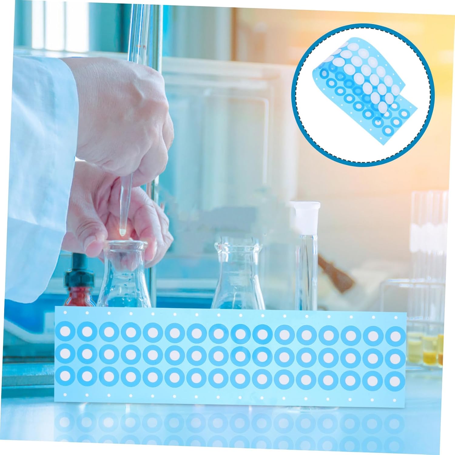 48pcs Eptfe Breathable Film Stickers for Growth Bottles
