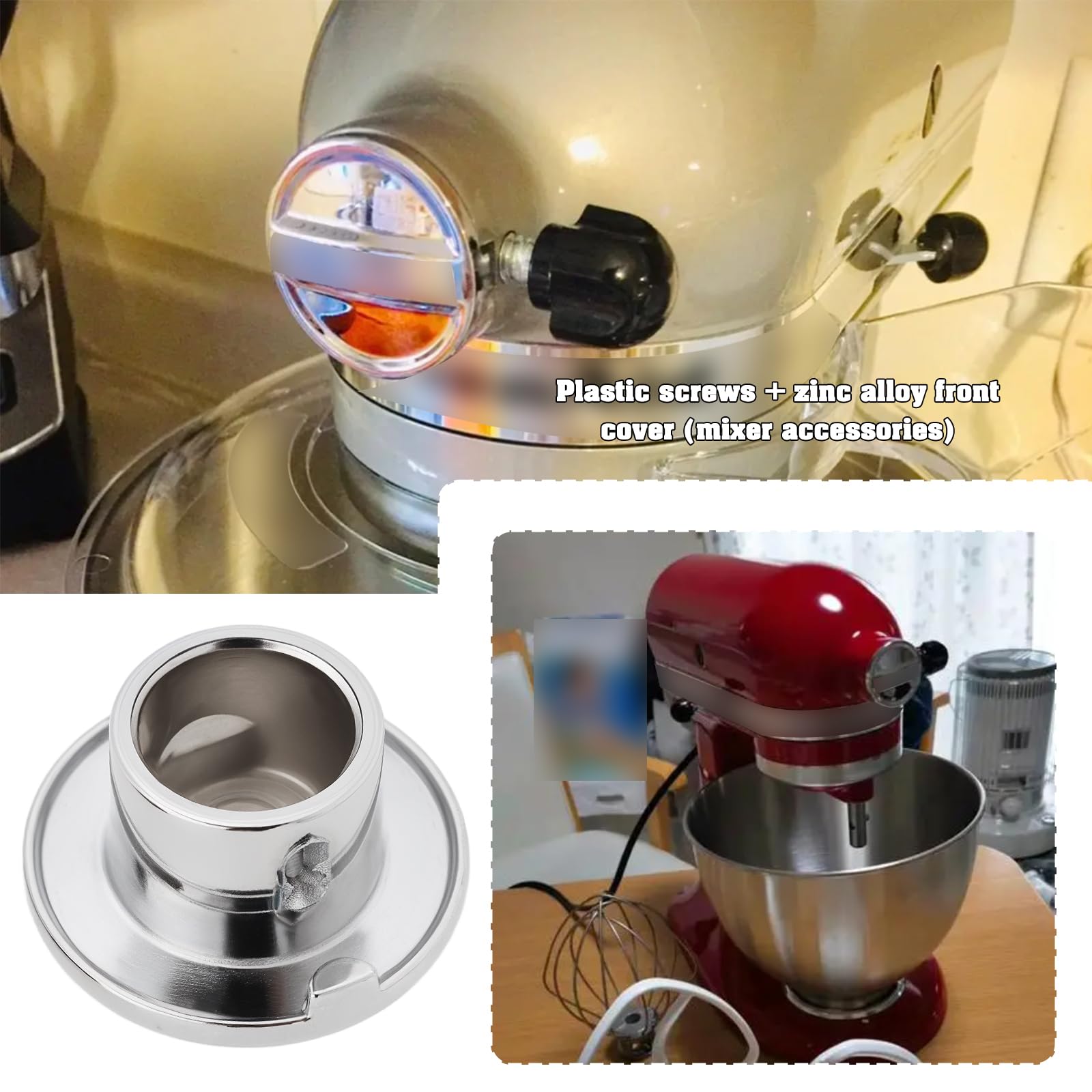 Vis De Fixation Pour Batteur Sur Socle KitchenAid 4,5-5 Qt - Pièce De Rechange Métal Argenté - Pour Accessoires (hachoir, Râpe, Etc.) - 2