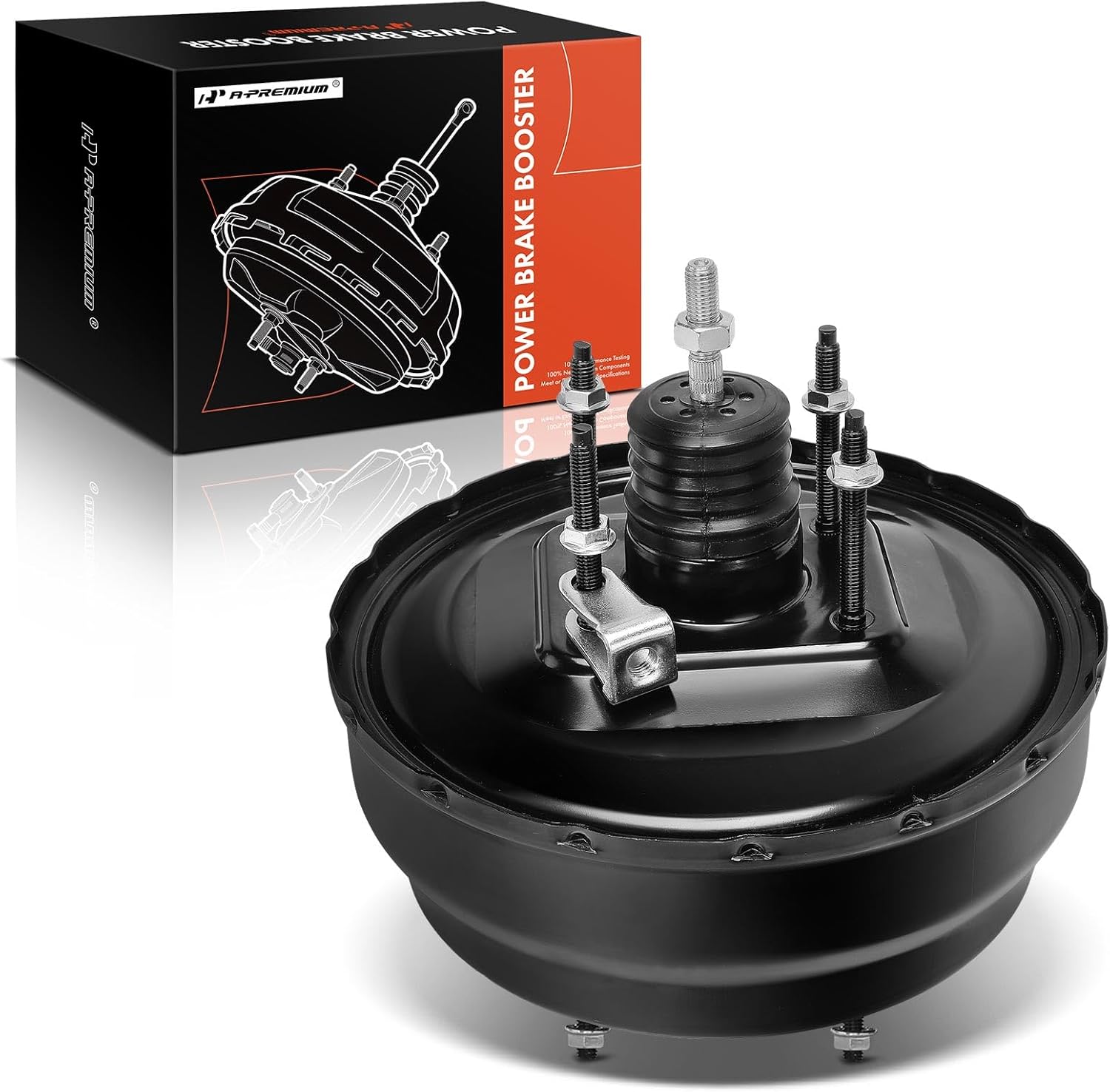 A-Premium Vacuum Power Brake Booster Compatible with Nissan Frontier, Xterra, 2000 2001 2002 2003 2004, 2.4L 3.3L, Without Master Cylinder