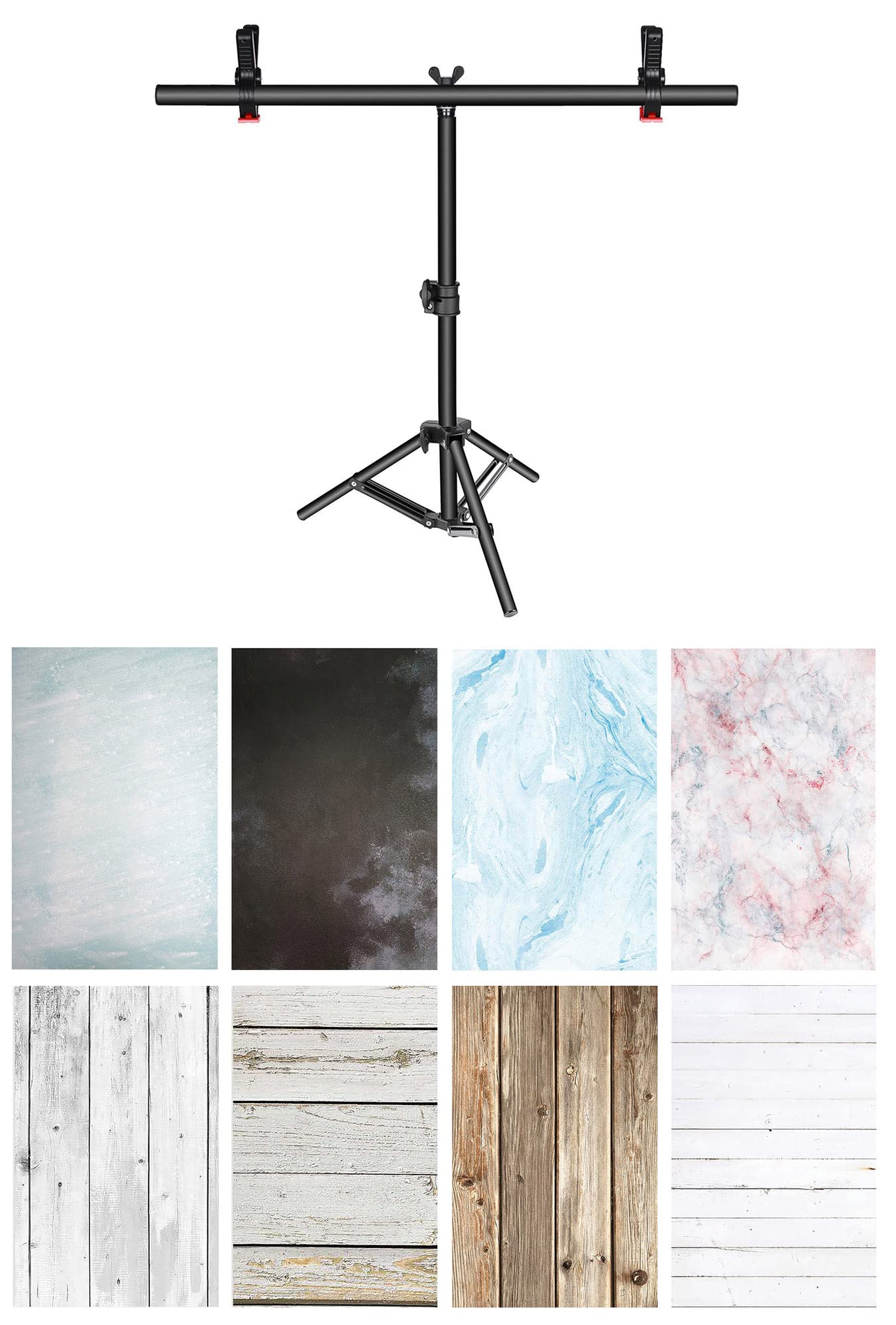 Store2508 Flat Lay Photography Background 4 Sheets with Background Stand Set, STANDSET01 (B0C46PSHVG) Amazon Price History, Amazon Price Tracker