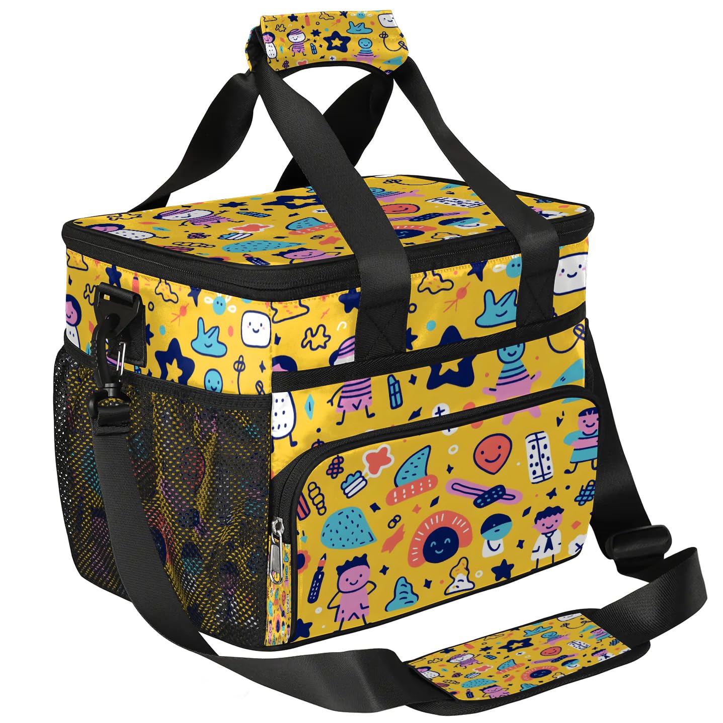 Lunch Box for Men Heavy Duty Insulated Lunch Bag for Women Funny Cartoon Lunchbox for Adults Lunch Cooler