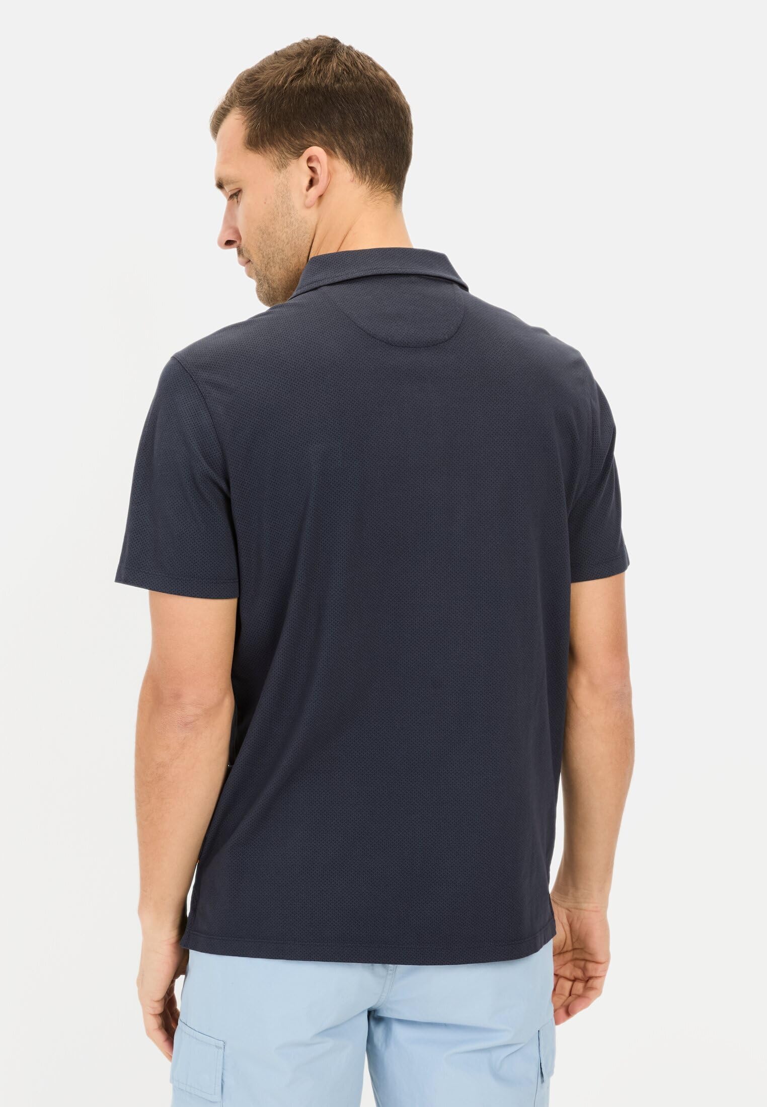 camel active Męska koszulka polo, niebieski, M