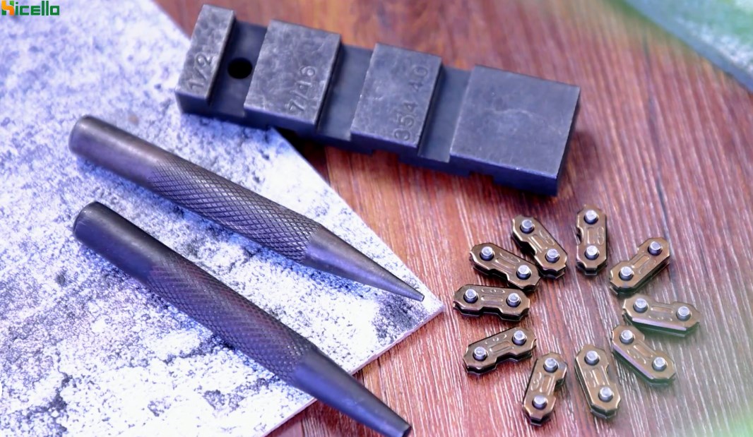 30 Ensembles Kit De Réparation De Chaîne De Tronçonneuse 3-8, Maillons