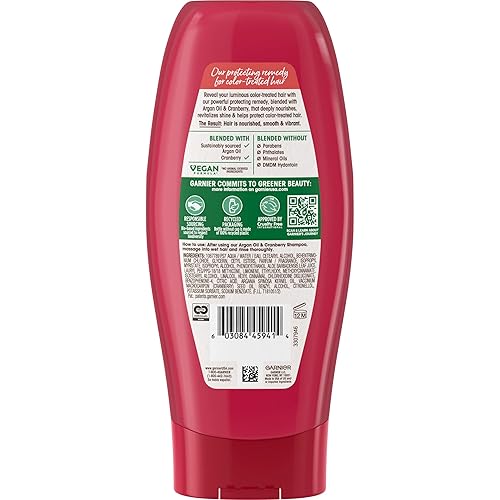 Miniatura 6 de Garnier Whole Blends Máscara de cuidado de color con aceite de argán y extractos de arándano 101 onzas líquidas
