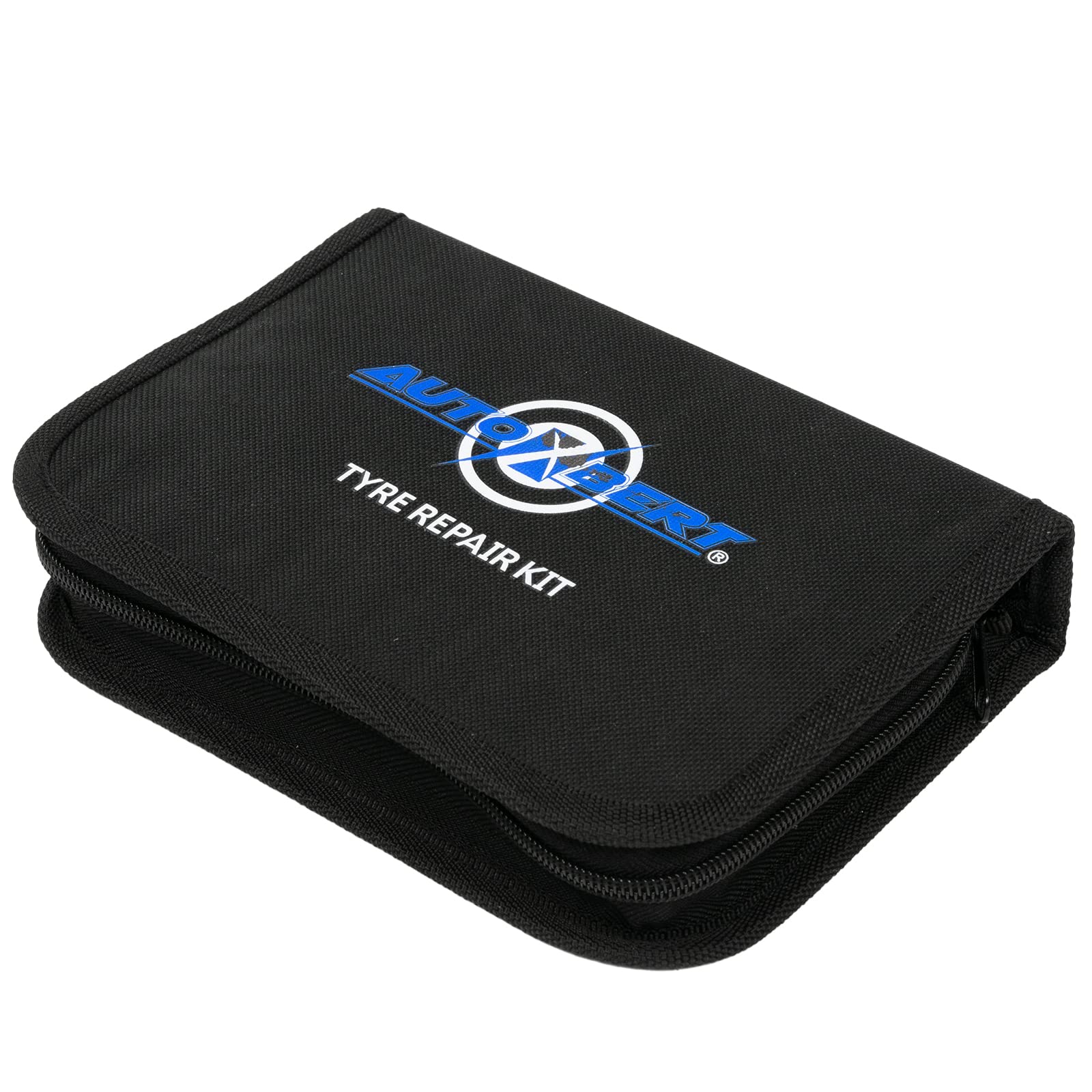 Kit de reparación portátil de neumáticos de coche, 45 piezas, herramienta de reparación de pinchazos de neumáticos para coches, motocicletas, ATV, cortacésped, tractores, camiones