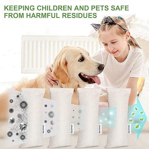 Miniatura 10 de 12pack natural bolsas para purificar el aire y quitar olor, Zapato desodorante y olor eliminador 100% Natural no tóxico