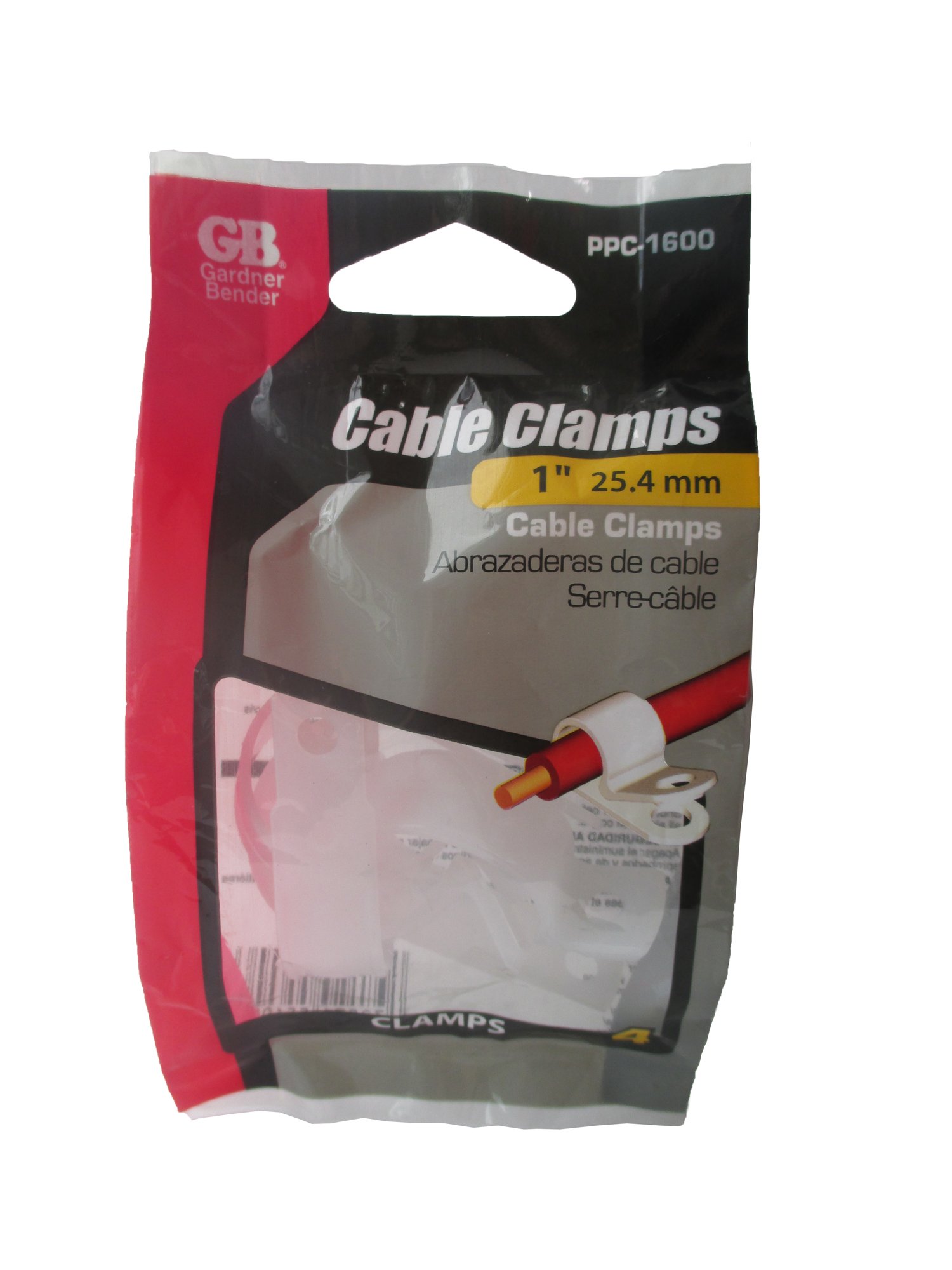 Amazon.com: Gardner Bender PPC-1600 Plastic Cable Clamp, 1 in