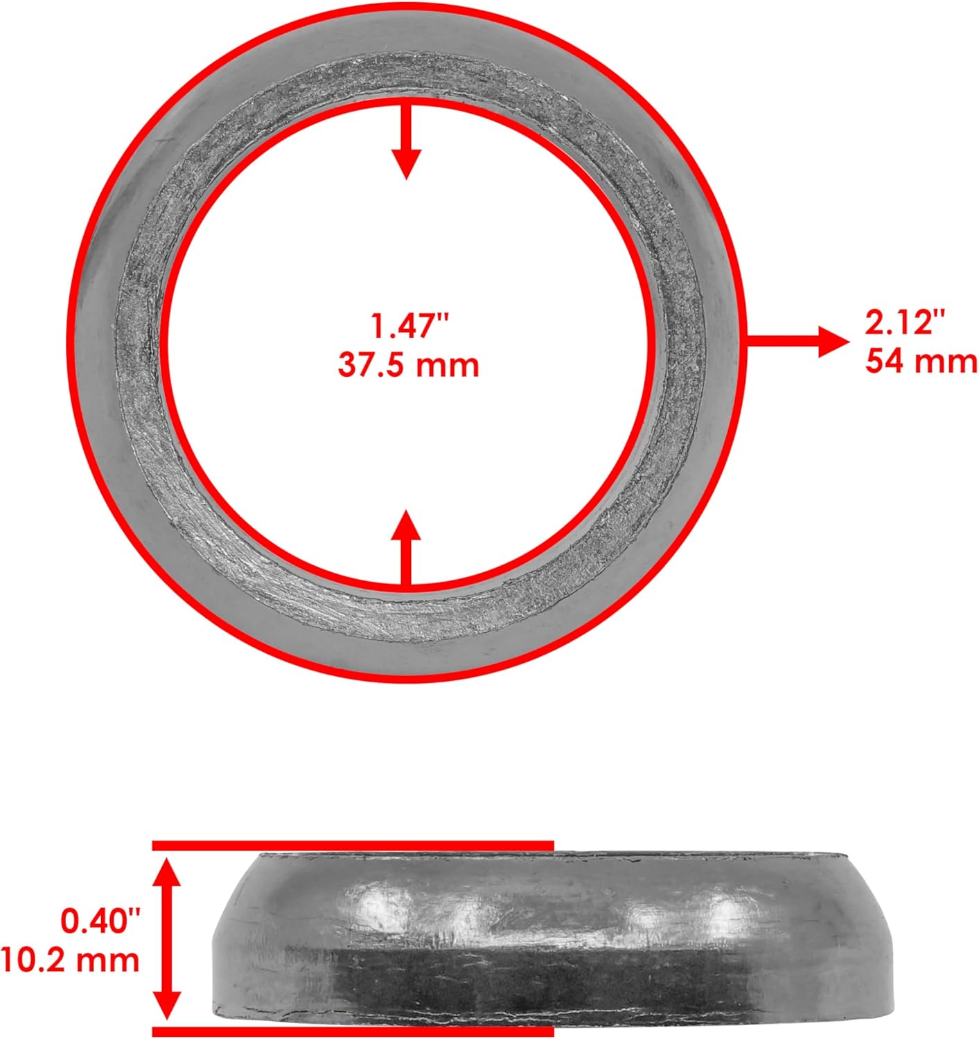 Caltric Muffler Silencer with Gaskets Compatible with Polaris Trail Boss 330 2010 2011 2012 2013