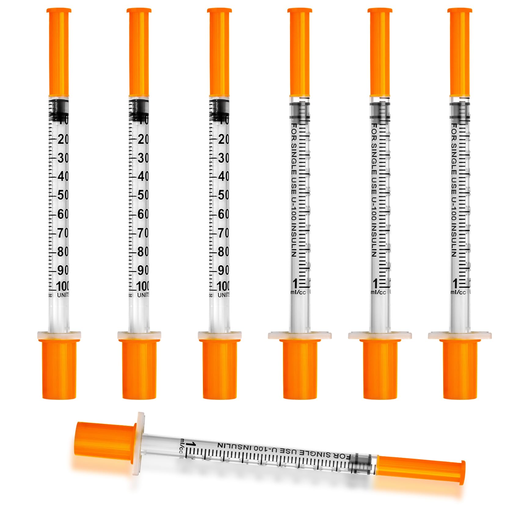 0.5ml Syringe with Cap, 31G 1/4" 6mm 1/2cc Syringes, Pack of 100 — Amazon image 9