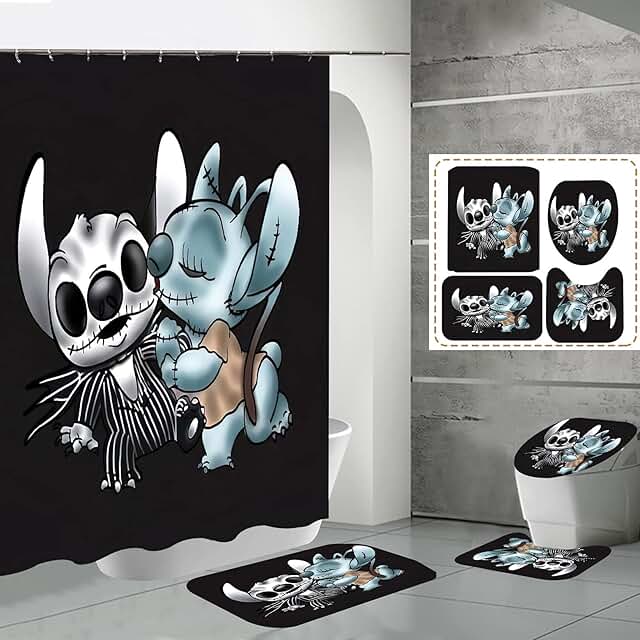 lilo and stitch bathroom set