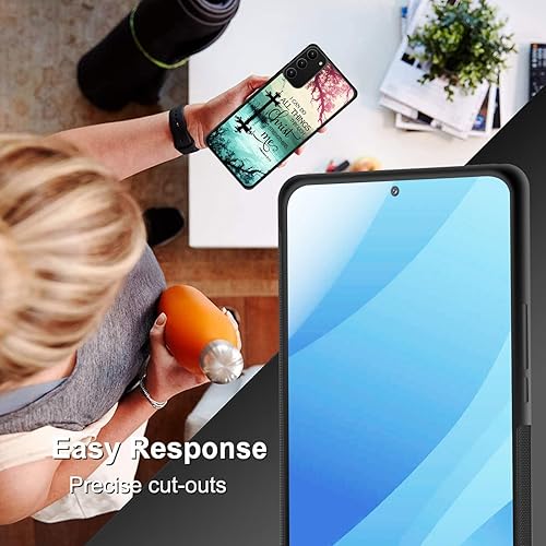 Miniatura 6 de Funda para Galaxy S20 FE 5G, diseño de versículos cristianos de la Biblia Filipenses 4:13, a prueba de golpes, delgada, antiarañazos, de goma, funda