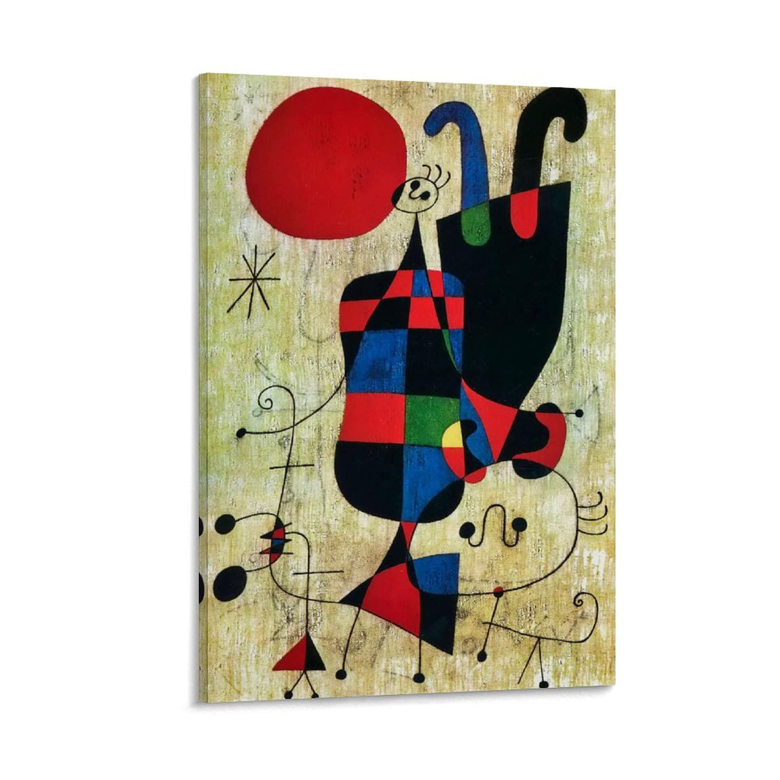 Amazon.co.jp: Joan Miro ジョアン・ミロ(太陽の前の人物と犬