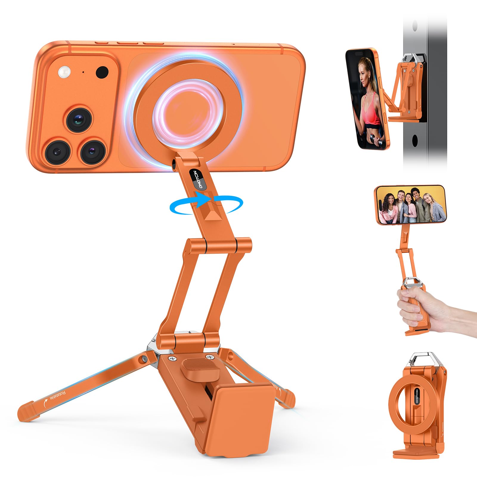 Amazon.com: OMOTON TP02 360°Rotating for MagSafe Tripod Mount
