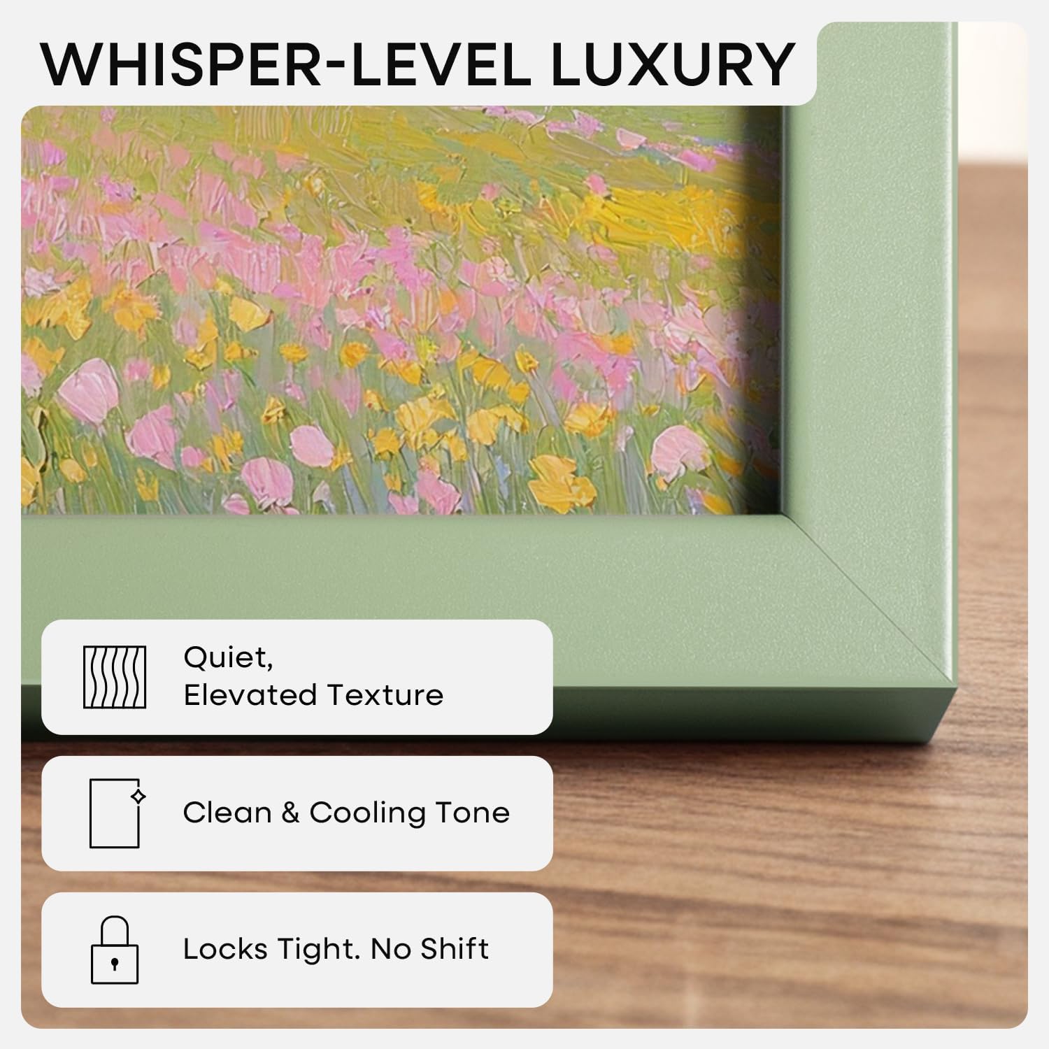 Homeforia 17x24 Picture Frame Sage Green, High End Metal 17x24 Poster Frames with Mat 13x19 Photo, 17 x 24 Sage Green Frame Matted to 13 by 19 Art, 24x17 Thin Frame, Tempered Glass, Wall Kit, Set of 1