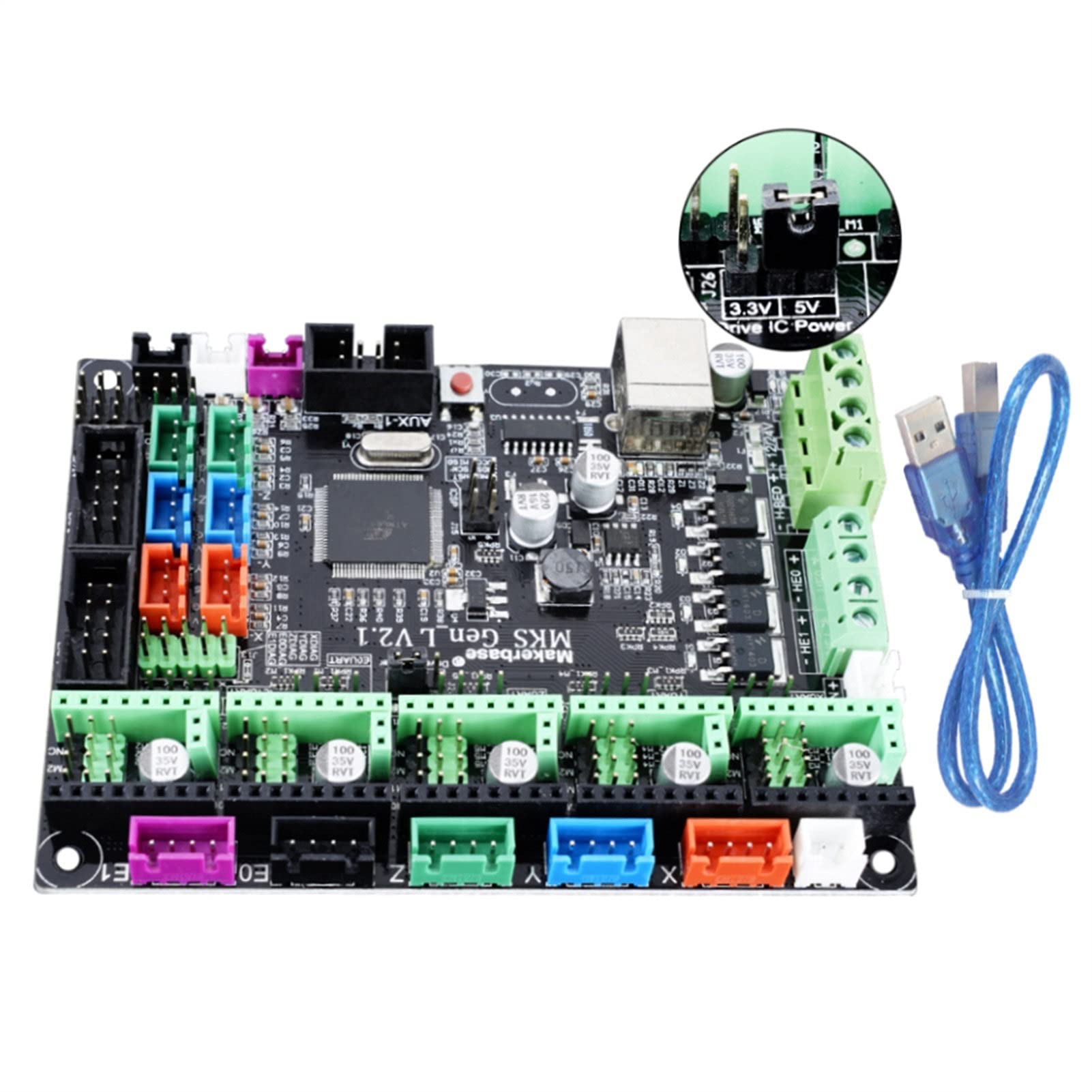 Amazon.com: SUTK Makerbase MKS Gen_L V2.1 3D Printer Motherboard