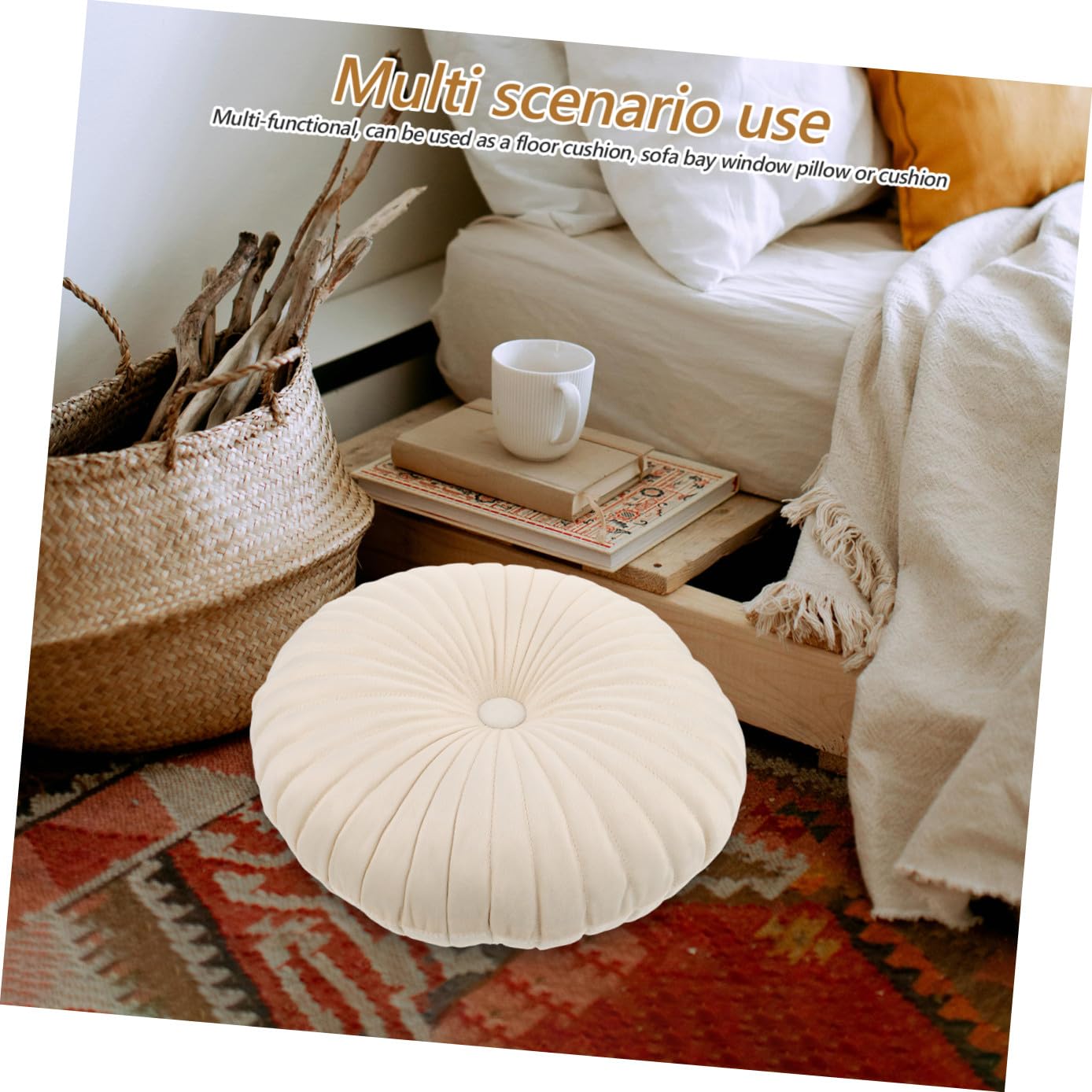 Rundes Kürbiskissen Dekoratives Bodenkissen Für Und Schlafzimmer Ergonomisches Design Für Optimalen Sitzkomfort Sofakissen Für Zuhause Und Auto