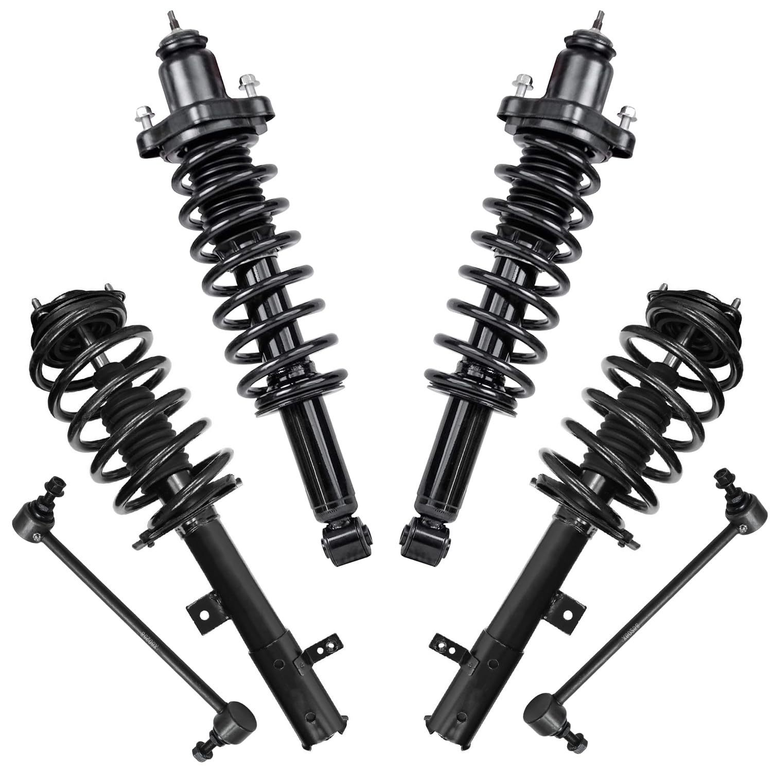 Detroit Axle - 4WD 6pc Suspension Kit for Jeep 2012-2016 Patriot [Sport]