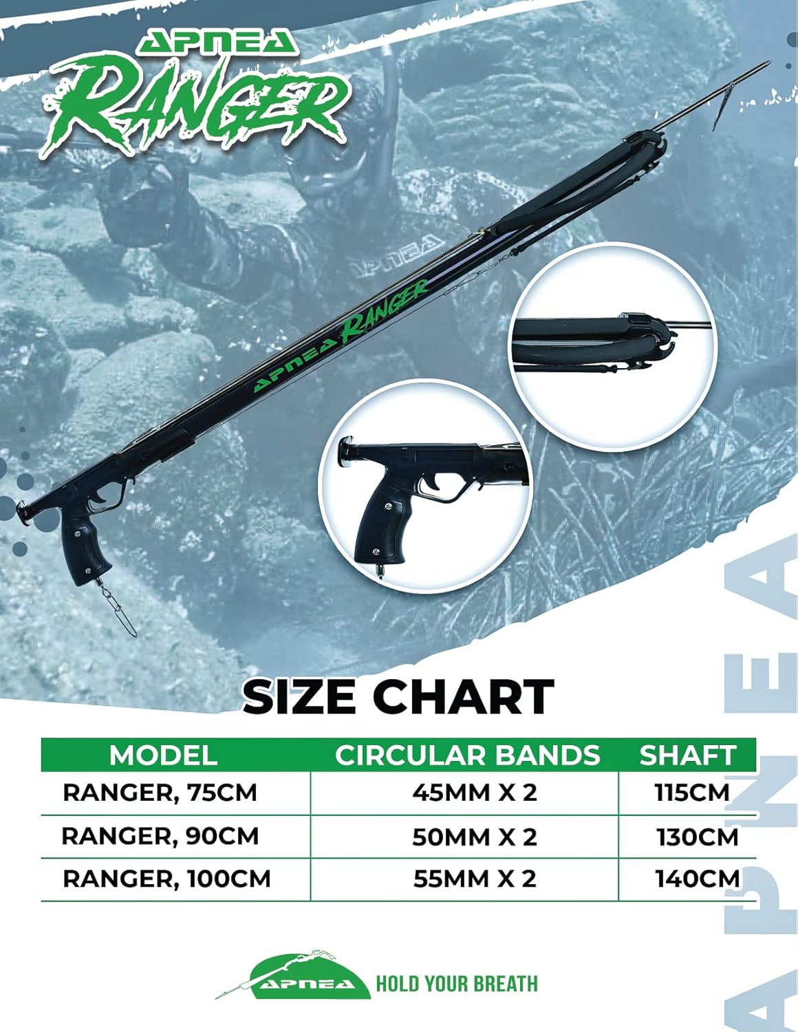Apnea Ranger, South Aftican Style, Speargun