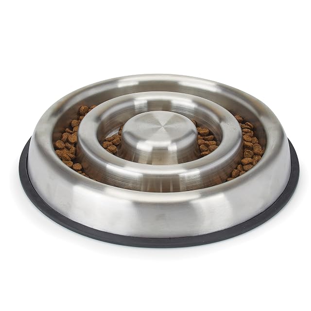 Foto 3 de 3 de ProSelect - Alimentador Lento de Acero Inoxidable Resistente Grande