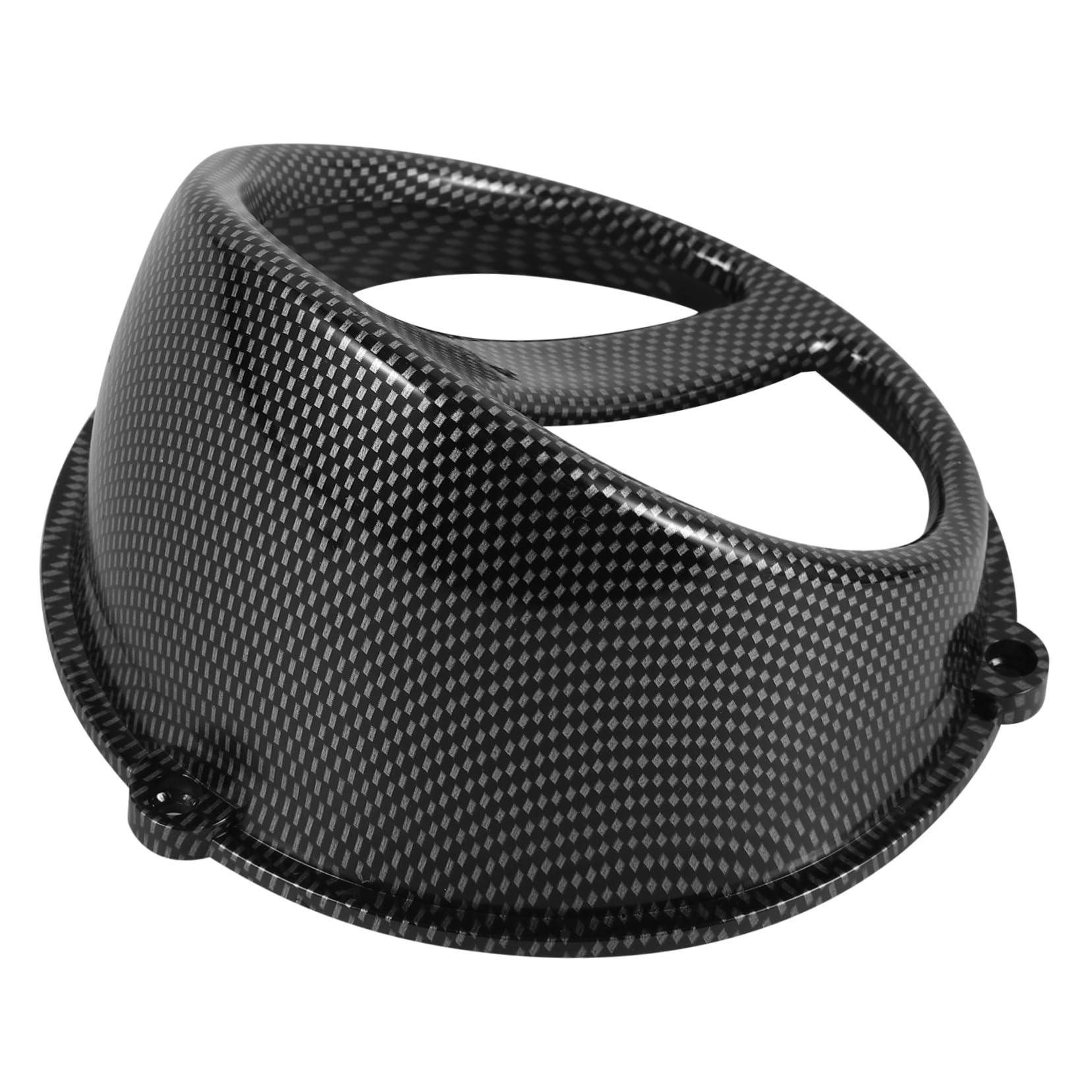 Cubierta de ventilador ABS negro para motocicleta 8