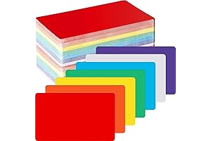 Harloon Pack of 100 Plastic Index Cards