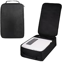 Groview JQ818C Projector Case, Projector Travel Carrying Bag Internal Dimension 15.75"x9.45"x4.7" with Large Capacity & Compartment Dividers, Compatible for JQ818C