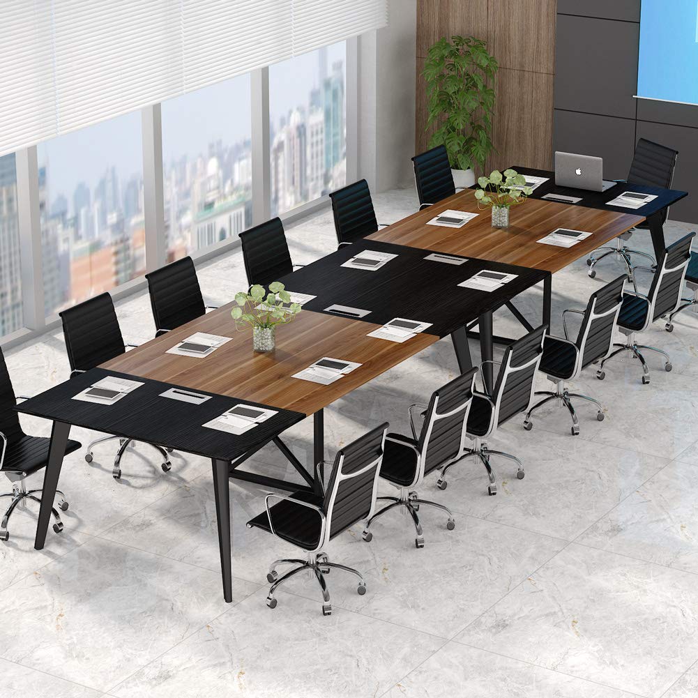 Tribesigns 8FT Conference Table, 94.5L x 47.2W inch Large Modern