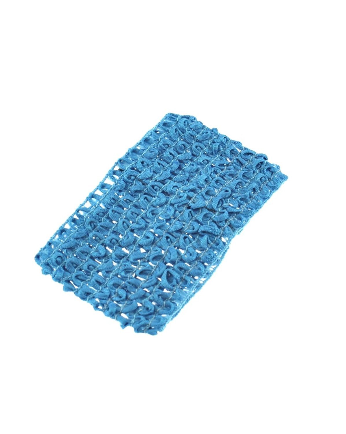 Zac's Alter Ego Girls Turquoise 7Cm Elasticated Crochet Headband