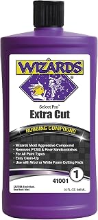 Wizards Select Pro Extra Cutting Compound Step 1 Perfect Match - Car Scratch Remover with Aggressive Cutting Action - Best Used With Wool or White Foam - Safe to Use During Car Paint Scratch Repair
