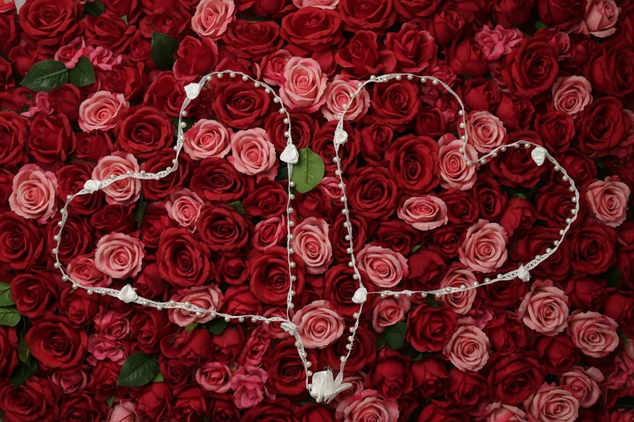 Wedding Lasso for Ceremony, Lazo para Boda Catolica with Pearls Beads and Unity Handmade Rose, Elegant Lazos para Bodas De Iglesia para Novios