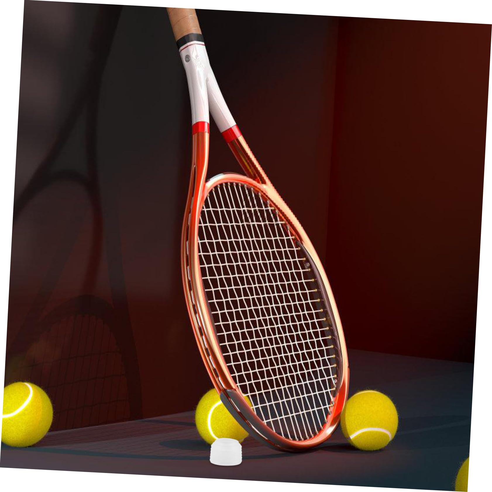 TOYANDONA Bandas De Agarre De Tenis Antideslizantes para Raquetas Empuñaduras De Bádminton Soporte De Agarre Conveniente Usar Protección Y Prolongación De Útil De Mangos