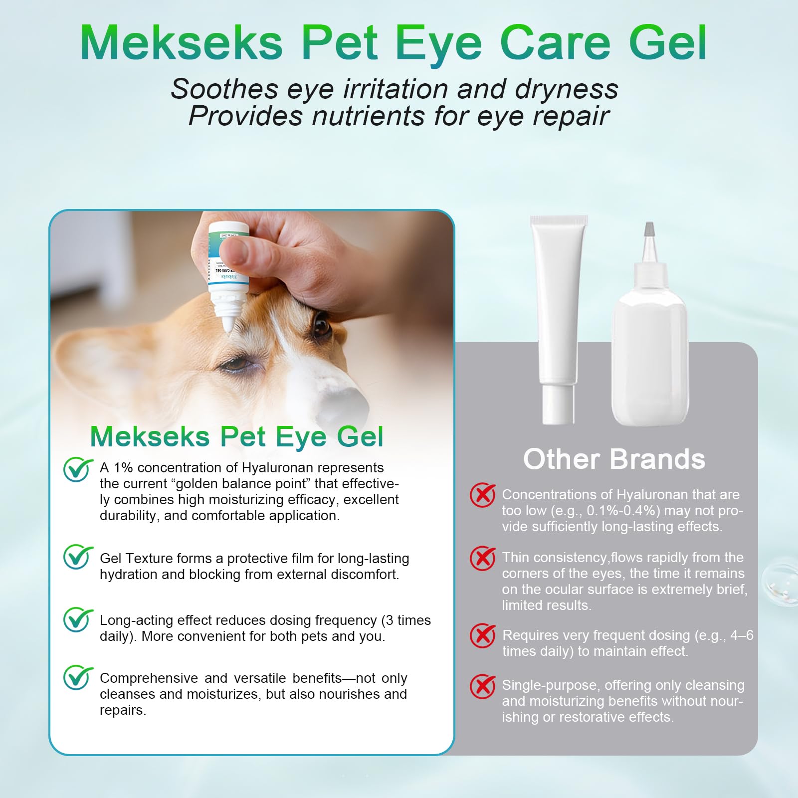 Pet Eye Care Gel Drop for Dogs, Cats, 1% Hyaluronan Eye Drops, 0.34 oz — Amazon image 4