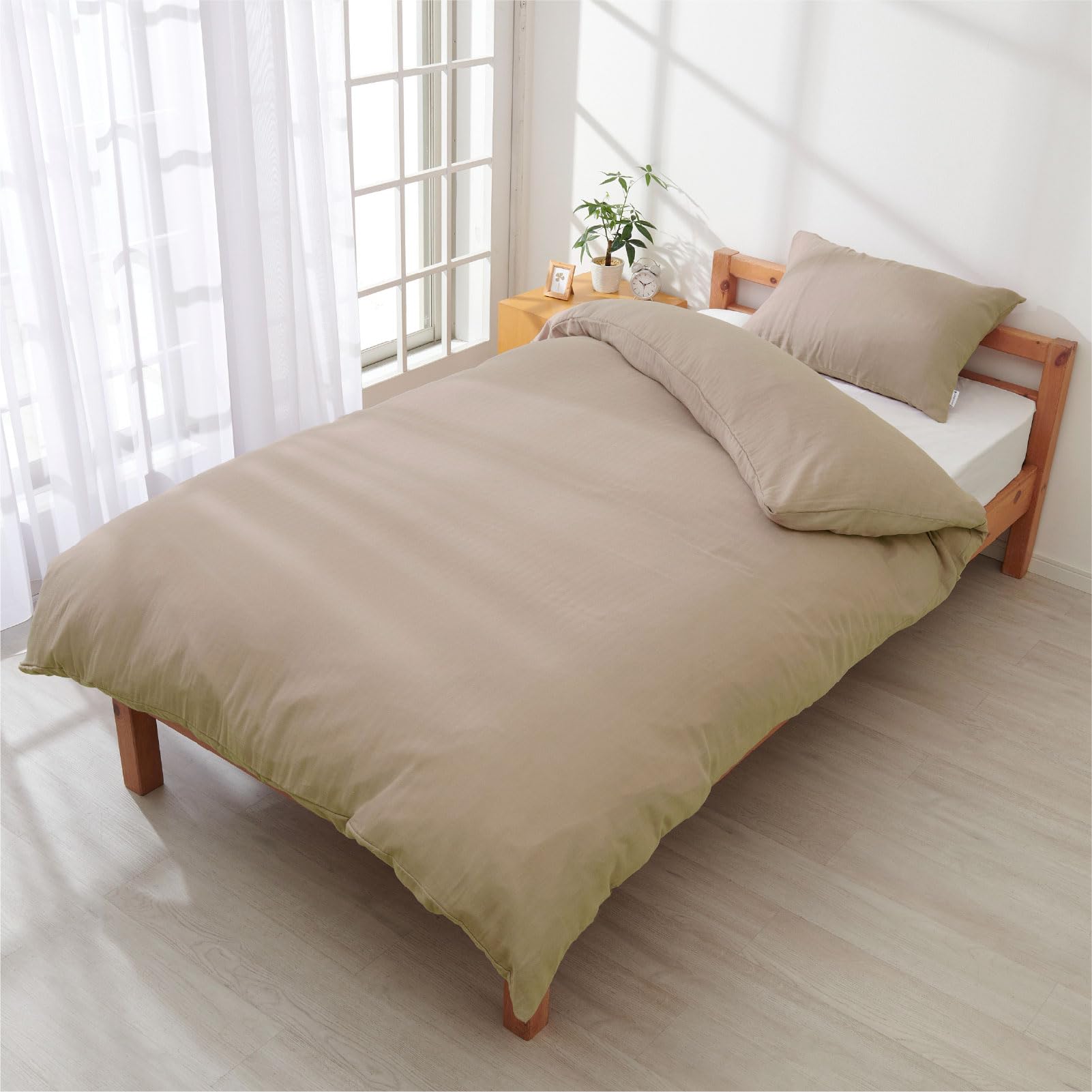 Amazon｜LUXEHOME 掛け布団カバー シングル 綿100 日本製 ダブルガーゼ