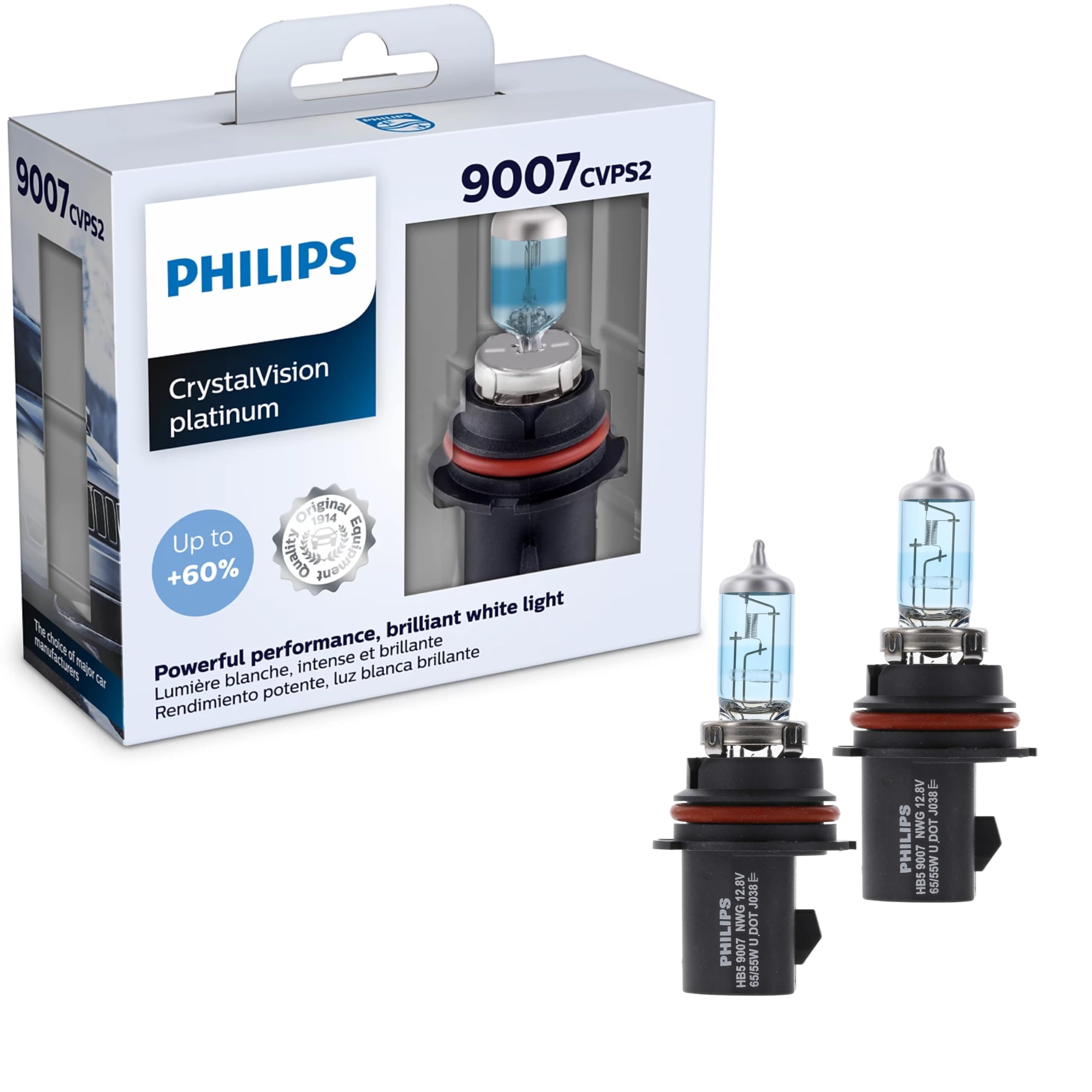 Philips Automotive Lighting 9007 CrystalVision Platinum