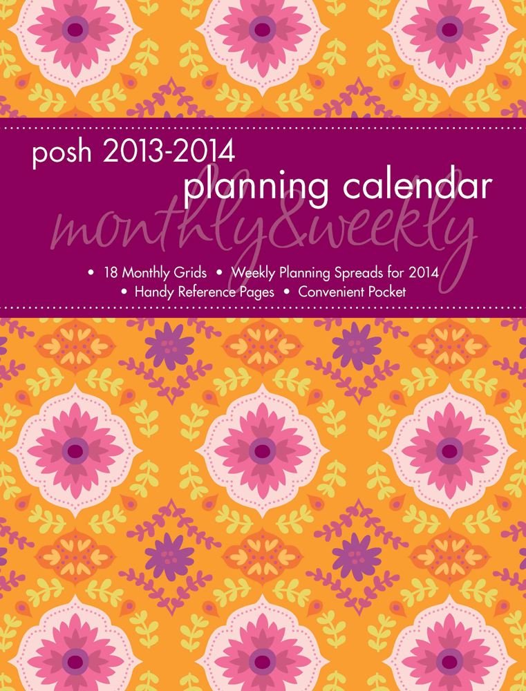 Posh Moroccan Flare 2014 Monthly/Weekly Planning Calendar Moroccan