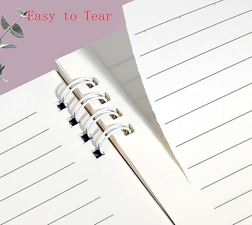 Miniatura 5 de Yansanido Juego de 4 cuadernos en espiral de tapa dura, 60 hojas (120 páginas) para escribir, suministros escolares y de trabajo (B5-013, 4 unidades)