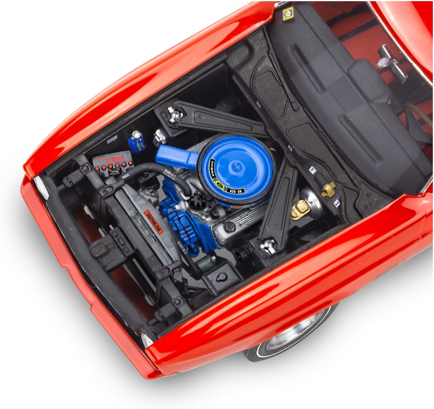 Revell 14555 '71 Ford Mustang Mach 1 429 "James Bond 007 Diamonds are Forever 1:25 Scale 121-Piece Skill Level 5 Model Car Building Kit - Image 5