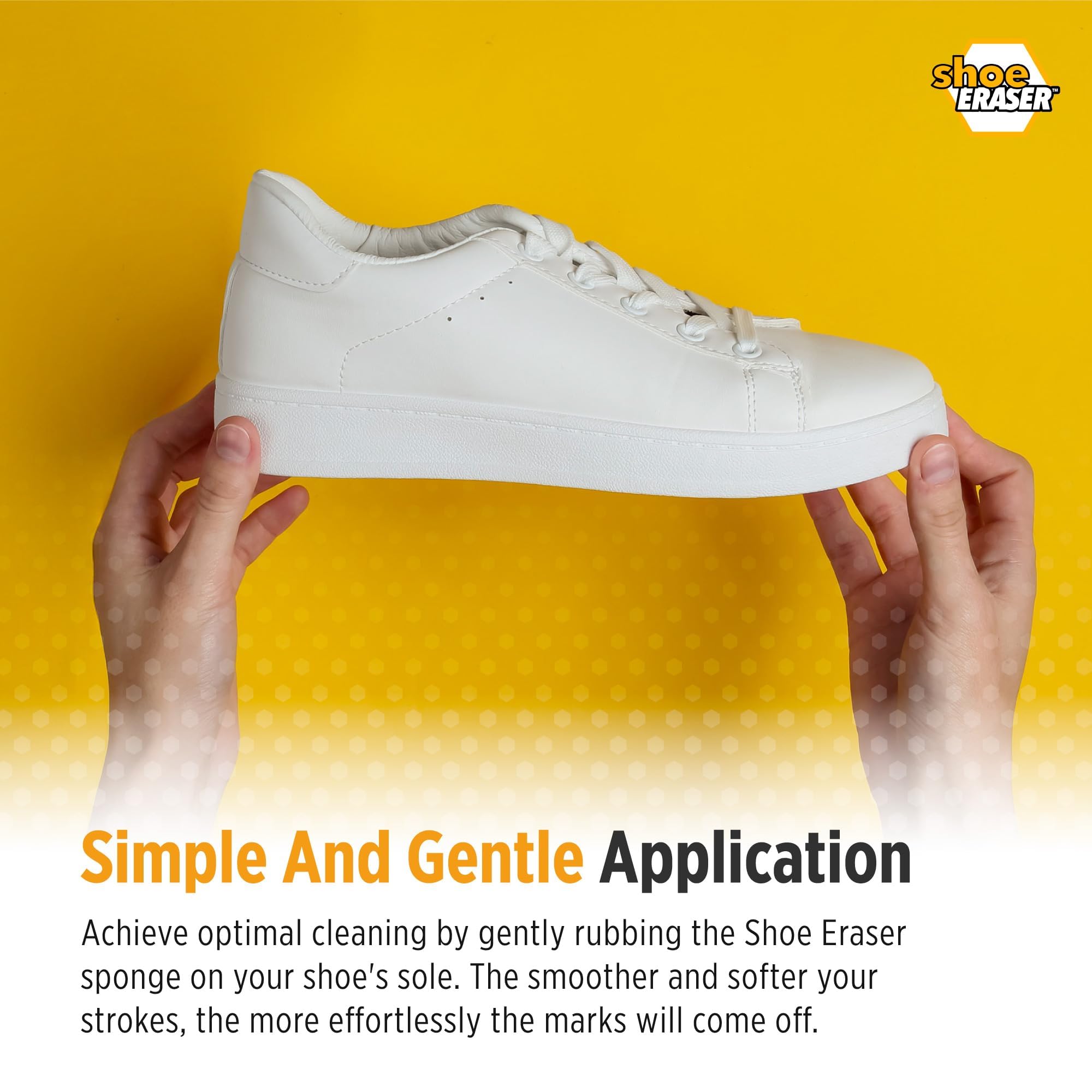 Limpiador instantáneo de Suela y Zapatillas, Premium, desechable, Esponja de Doble Cara para Limpiar y blanquear Suelas de Zapatos (Paquete de 8), Blanco, 8 Pack