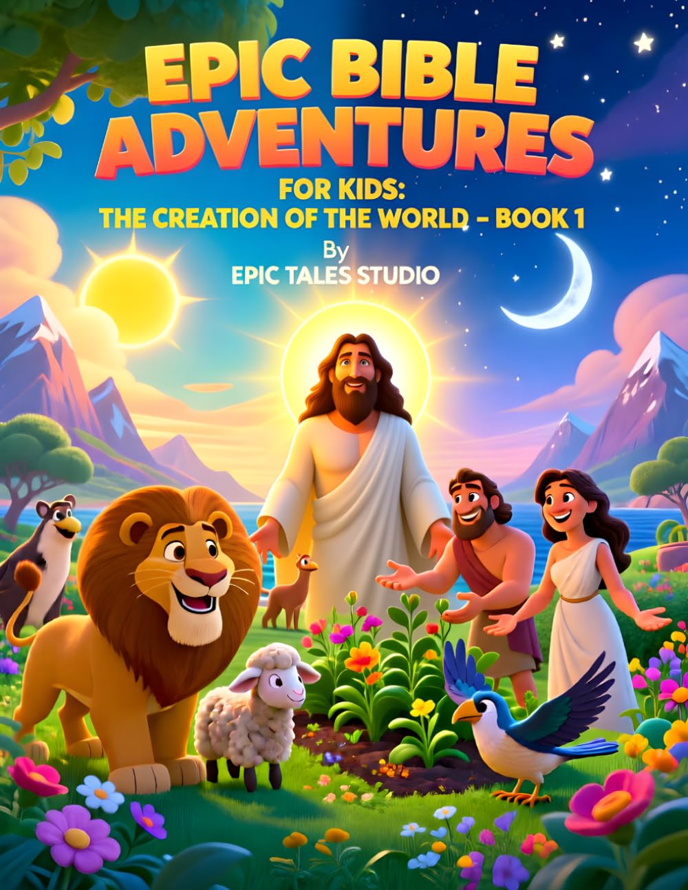 Epic Bible Adventures for Kids: The Creation of the World – Book 1: A Beautiful Bible Story for Children About How God Created the World