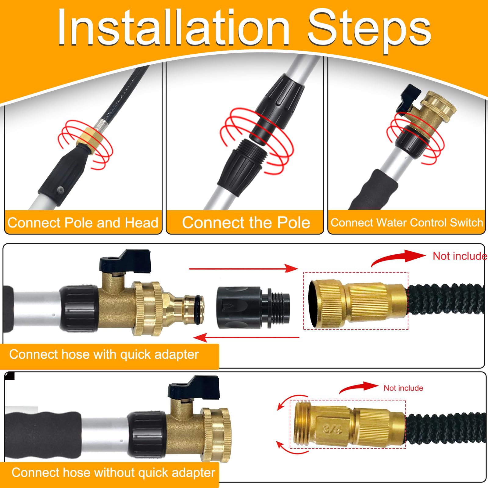 Buyplus Gutter Cleaning Tools From The Ground, Rain