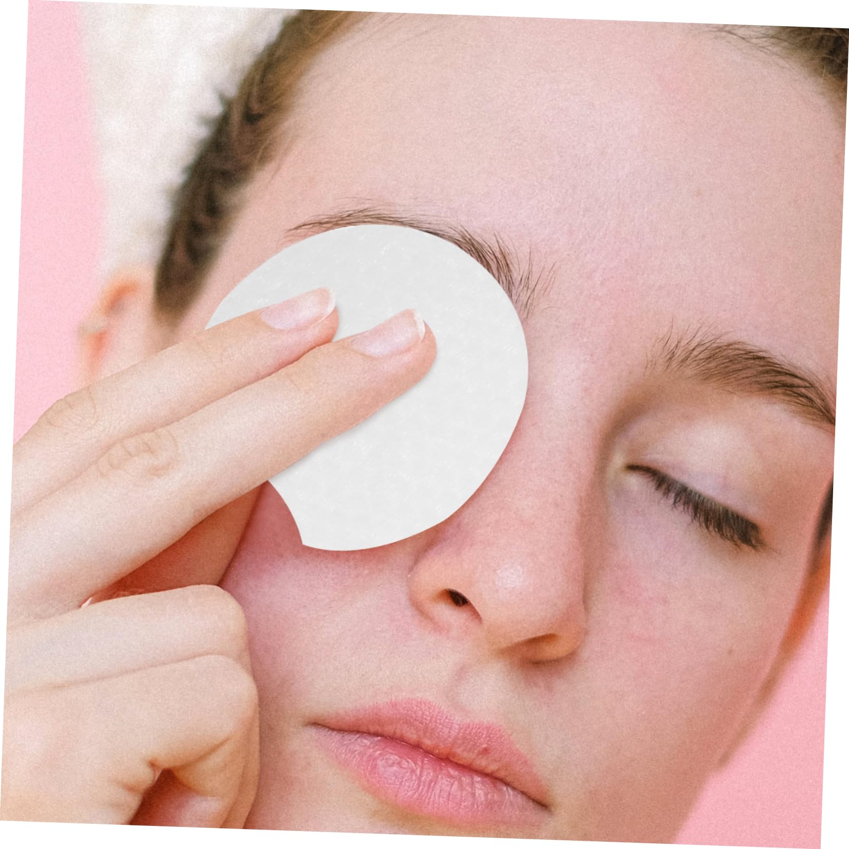 Baluue 1800stücke Wiederverwendbar-make-up-entfernungspads Für Hautfreundliche Halbrunde Wattepads Sanften Gesichtsreinigung Und Make-up-entfernung Für Tägliche Anwendungen Und Pflege