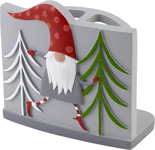 Miniatura 4 de Avanti Linens - Dispensador de jabónbomba de loción, accesorios de encimera, decoración navideña para el hogar (colección Gnomes Walk)