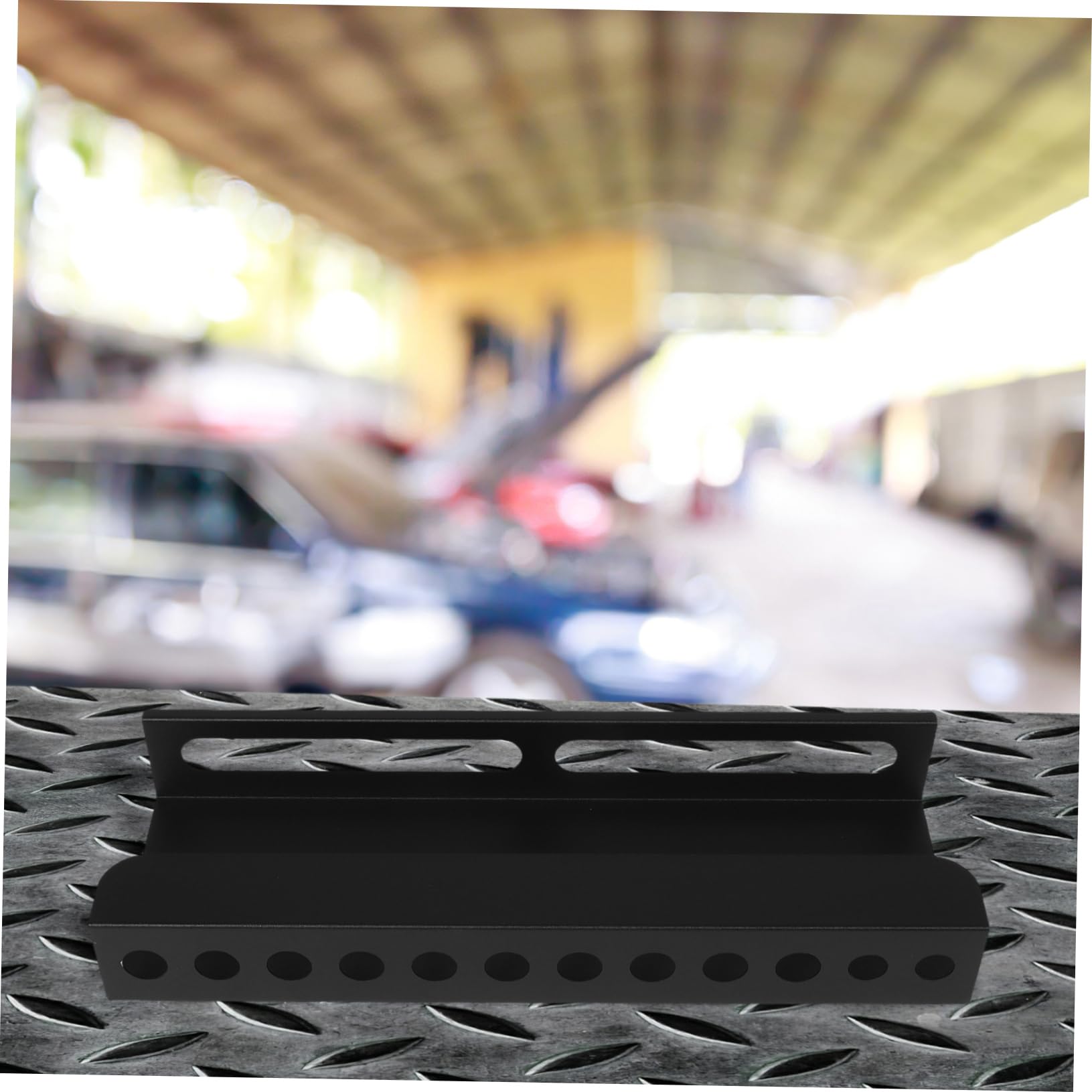 CHILDWEET Soporte De Botellas y Cepillos De Limpieza para Pared Organizador De Accesorios De Lavado De Autos Estante Doble Función para Talleres y Garajes