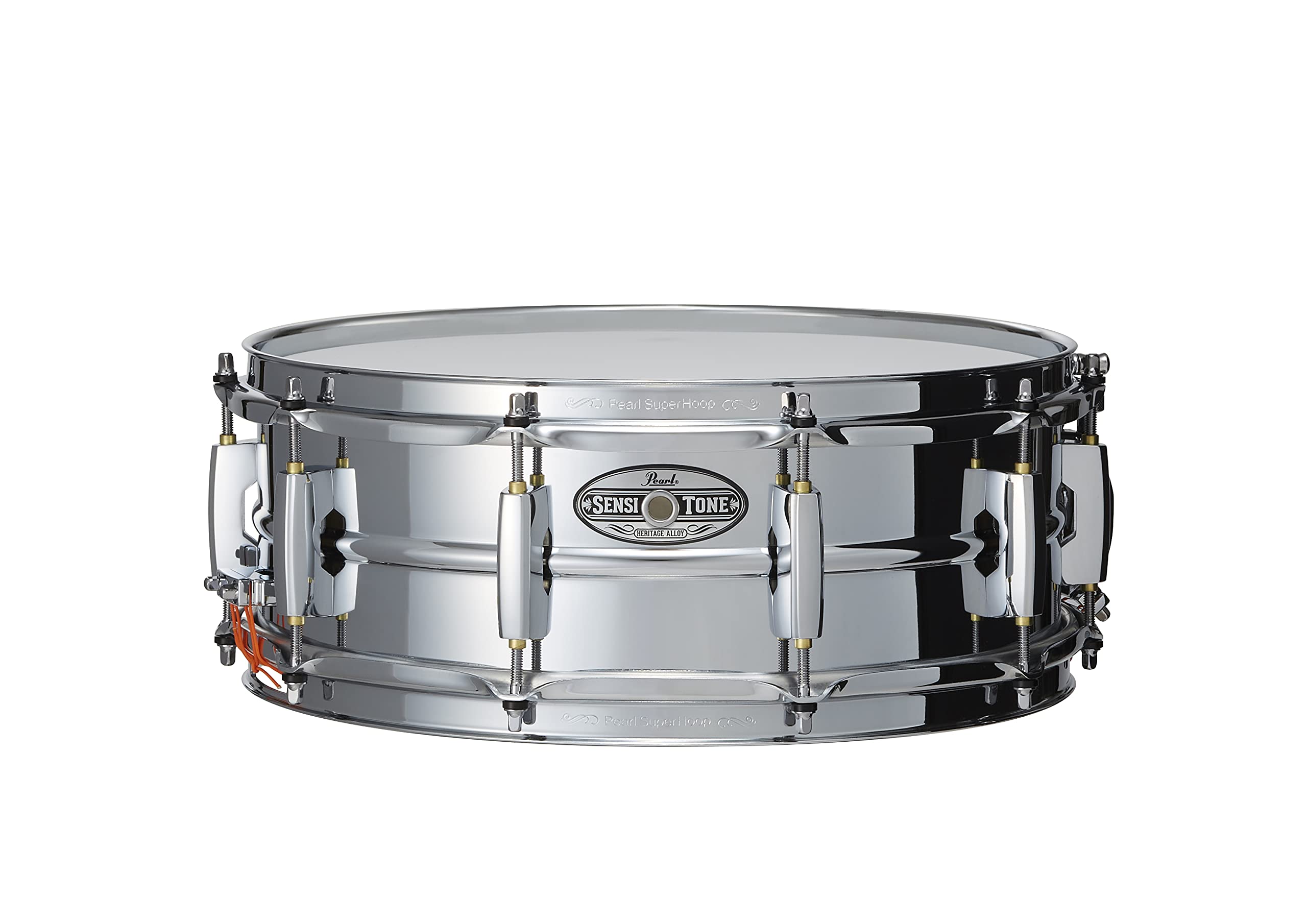 Pearl 14×5.5 スネアドラム センシトーン Steel Shell - 楽器/器材