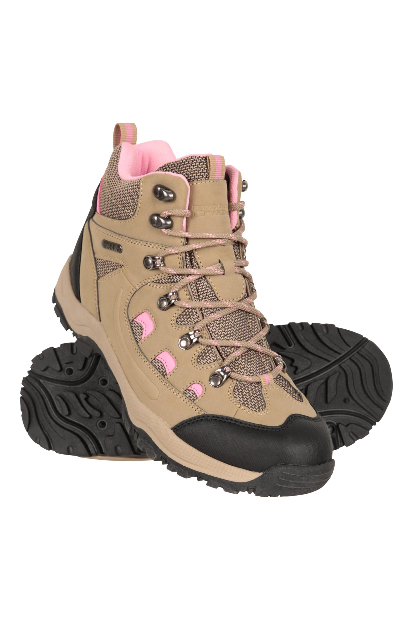 Mountain Warehouse Adventurer Womens Boots - Waterproof Rain Boots, Synthetic & Textile Walking Shoes - For Spring Summer, Hiking & Trekking