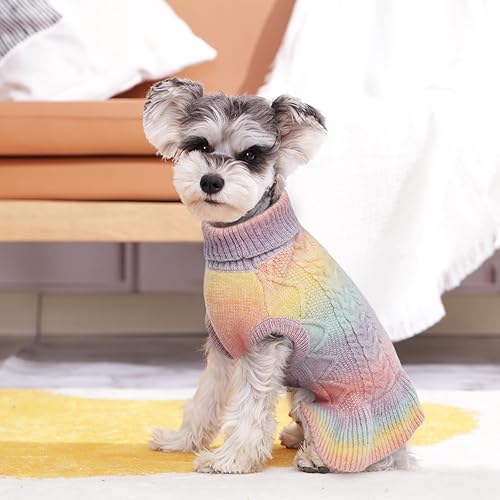 Miniatura 5 de QBLEEV Suéteres medianos para perros para niñas, suéter para perro, suéter para cachorros, suéteres suaves de Navidad para perros, suéteres cálidos