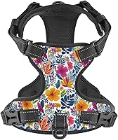 Vista 13 de Arnés reflectante vintage para perro, chaleco suave sin tirones, para perros pequeños, medianos y grandes, tamaño pequeño