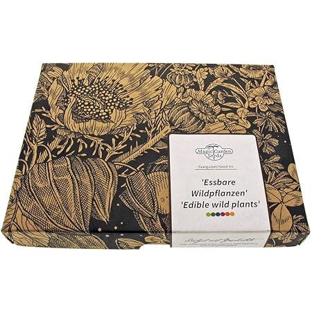 'Essbare Wildpflanzen' Samen-Geschenkset mit Samen für 5 Wildgemüse & Wildkräuter