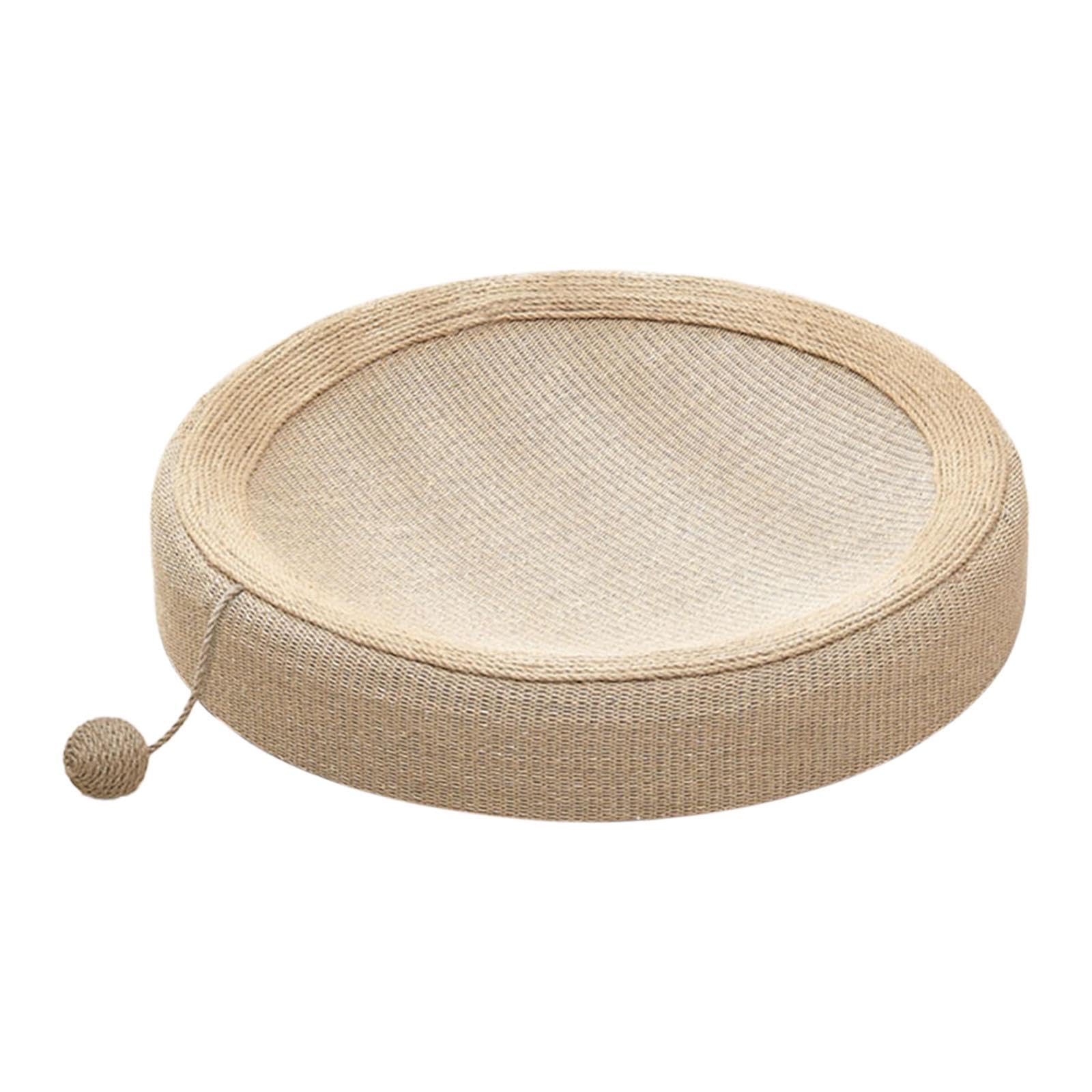 Griffoir pour Chat, Résistant à l'usure, Portable, Antidérapant, pour Chatons, à Poser sur Le Canapé, Accessoire pour Animaux, Canapé, Nid, Boule Ronde et sisal